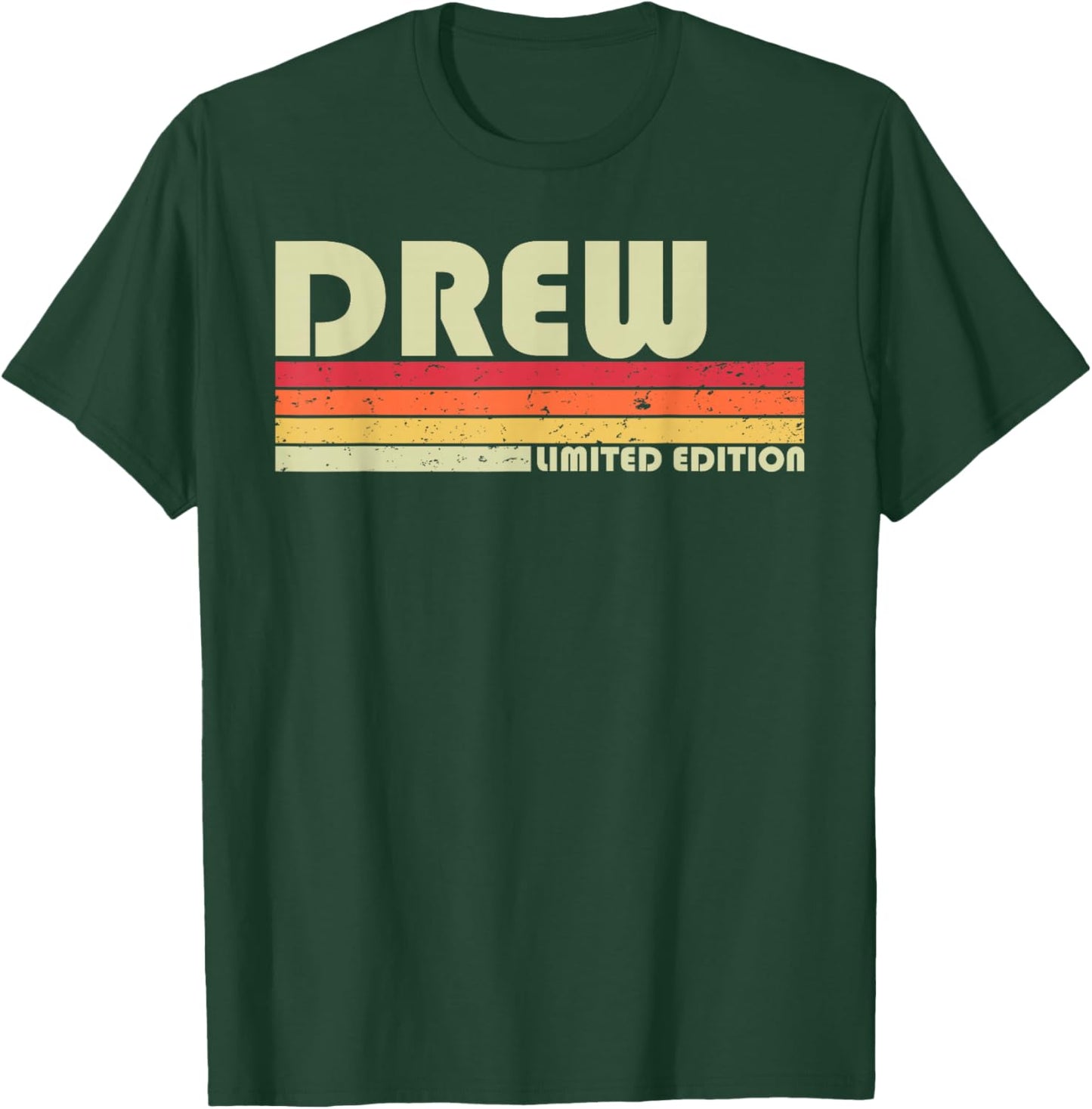 DREW Gift Name Personalized Funny Retro Vintage Birthday T-Shirt - T-Shirt | Forest