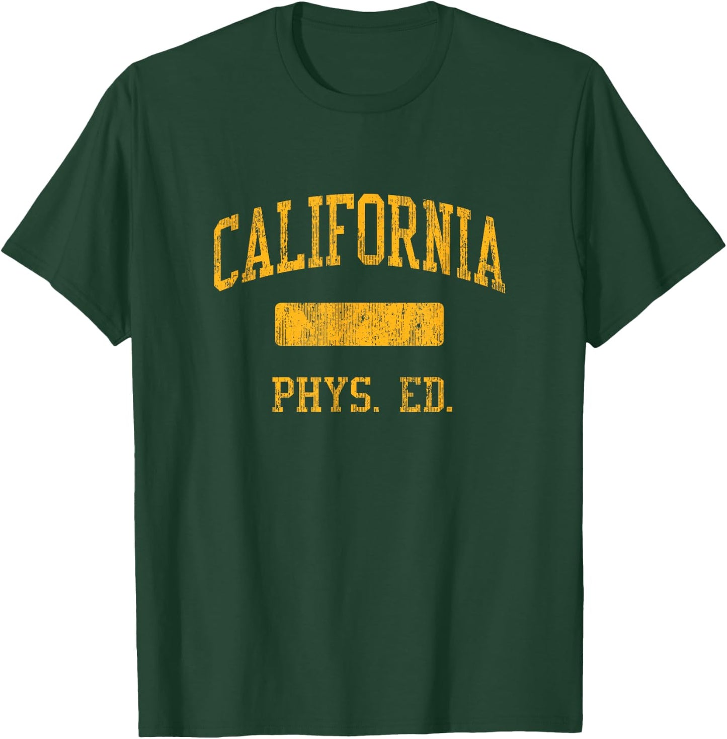 California High School HS Whittier CA PHYS Ed T-Shirt - T-Shirt | Forest