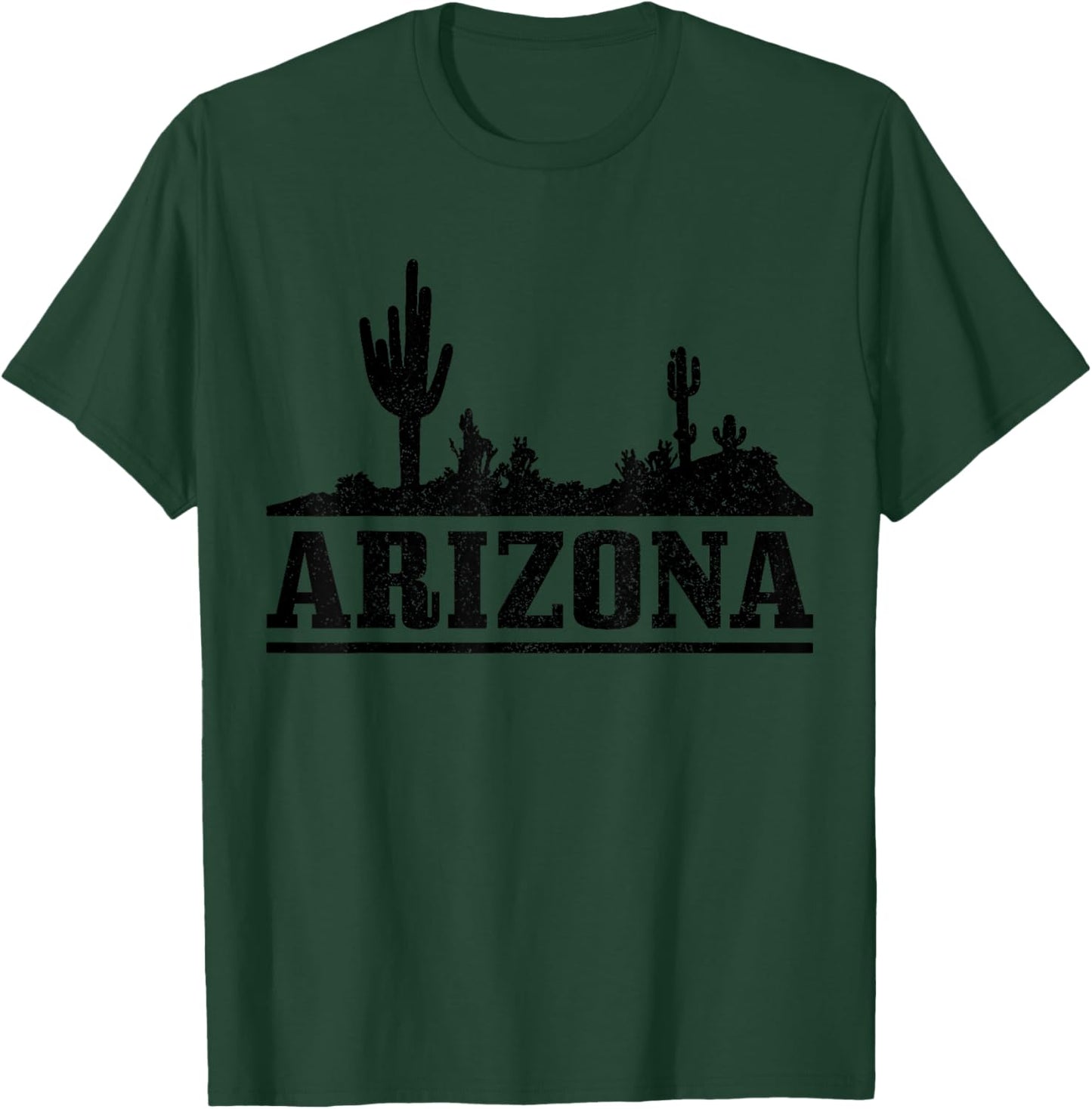 Arizona AZ Pride Cactus Desert Vintage T-Shirt - T-Shirt | Forest