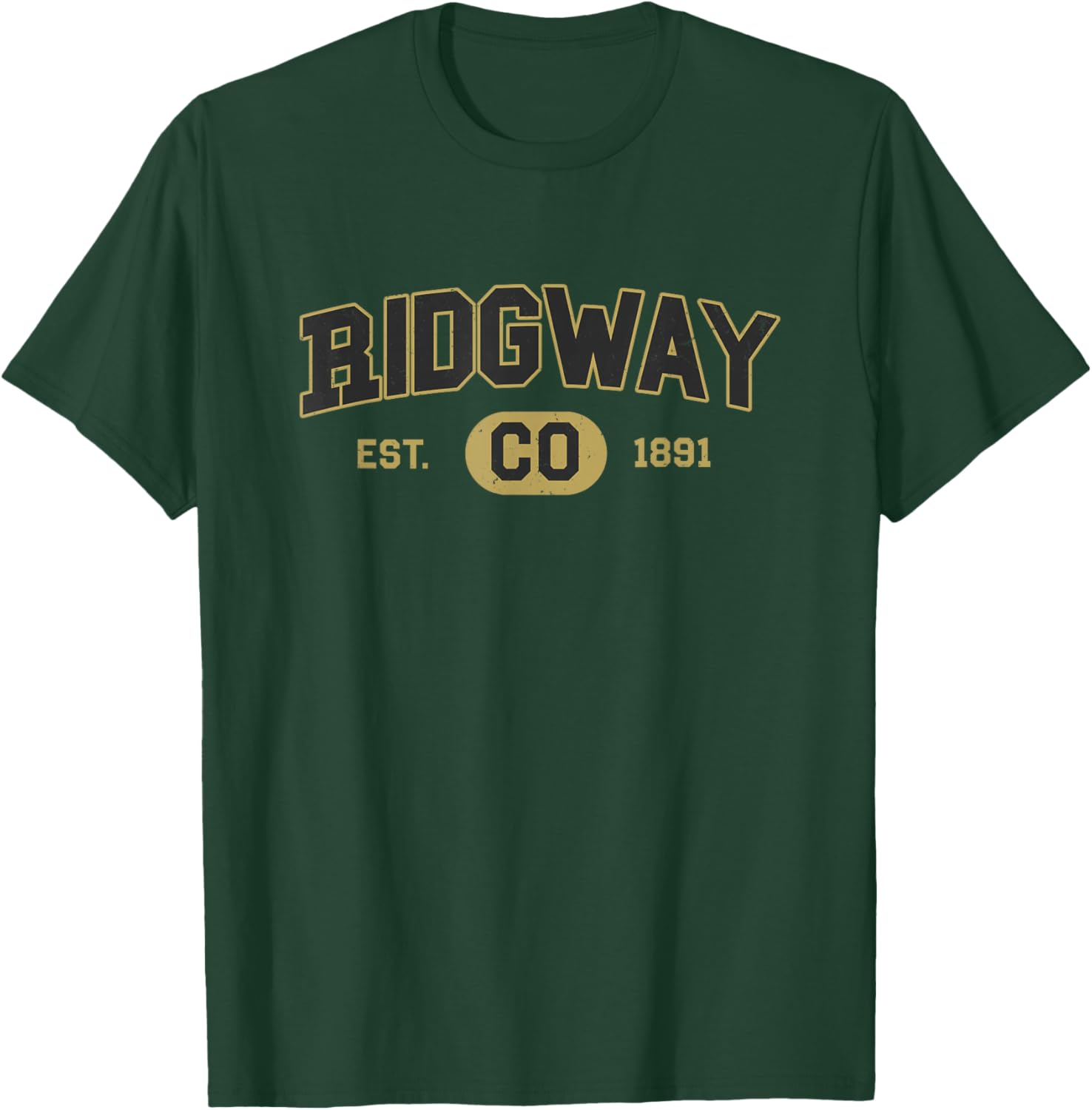 Ridgway Colorado Graphic Design Colorado T-Shirt - T-Shirt | Forest