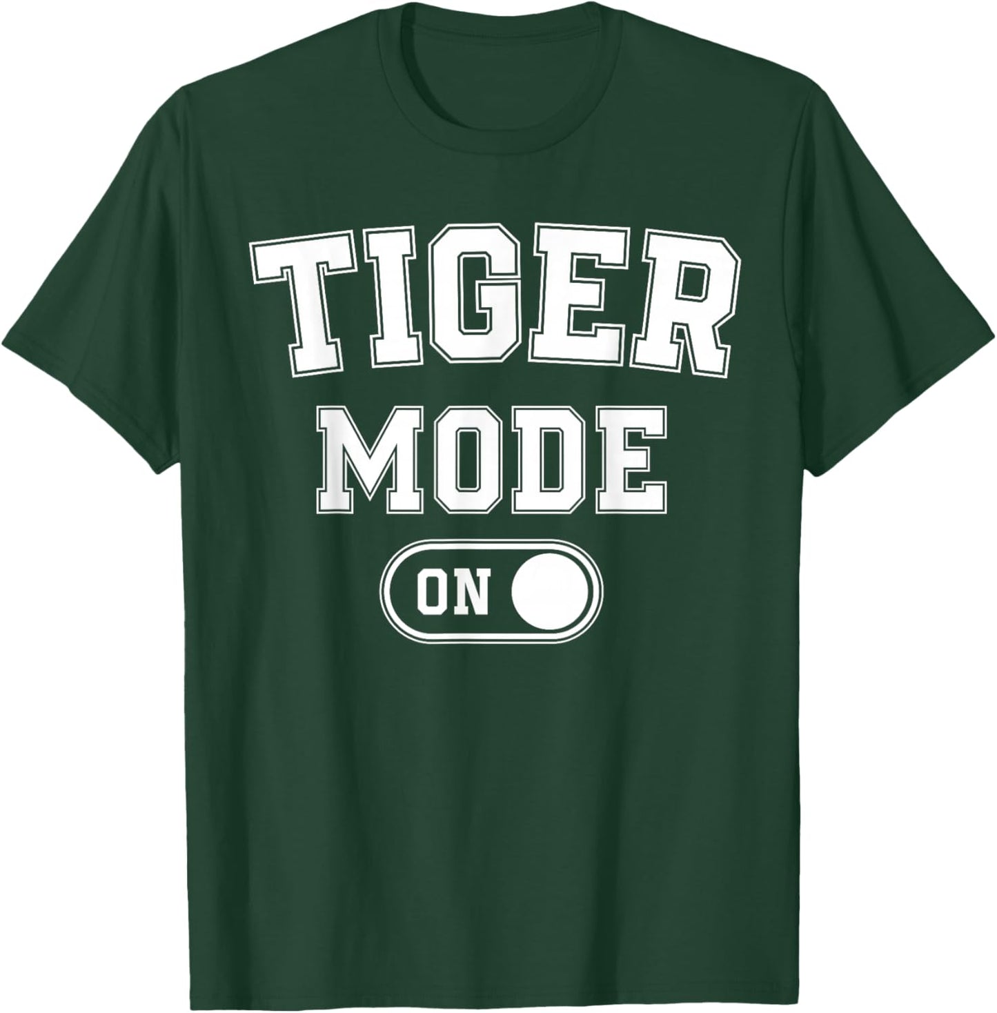 Tiger Mode On Costume Funny Striped Predator Gift Cat Lover T-Shirt - T-Shirt | Forest