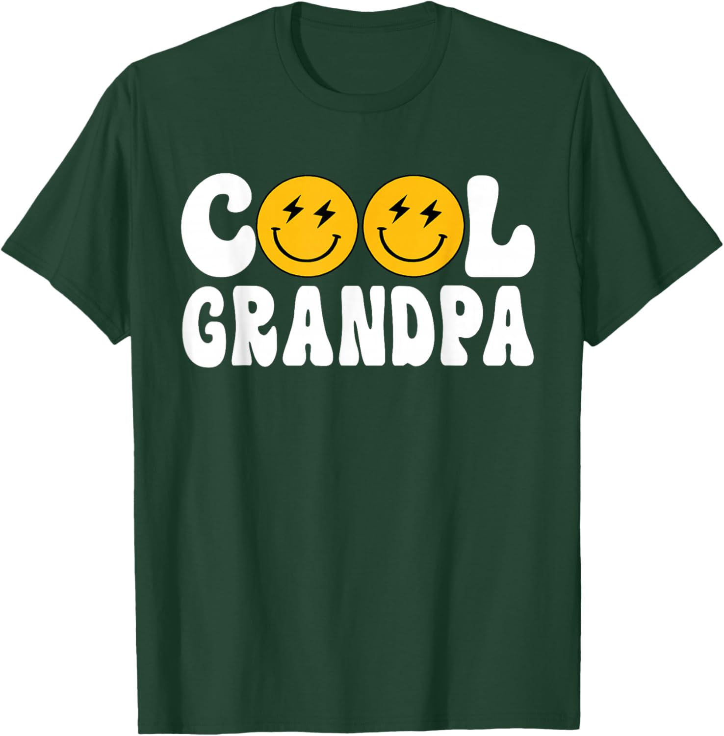 Grandpa One Happy Dude Birthday Theme Family Matching T-Shirt - T-Shirt | Forest