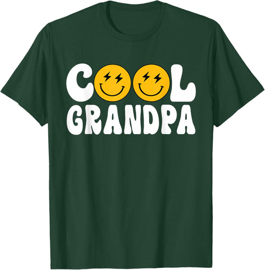 Grandpa One Happy Dude Birthday Theme Family Matching T-Shirt - T-Shirt | Forest