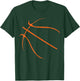 Basketball Silhouette Bball Player Coach Sports Baller Gifts T-Shirt - T-Shirt | Forest