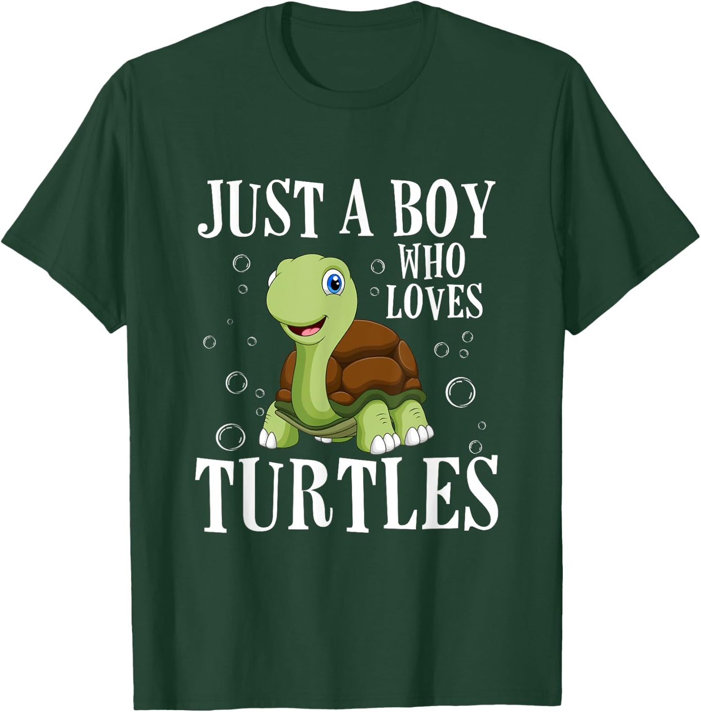 Just a boy who loves turtles turtle T-Shirt - T-Shirt | Forest