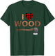 I Love Wood Lumberjack Heart Halloween Party Gift T-Shirt - T-Shirt | Forest