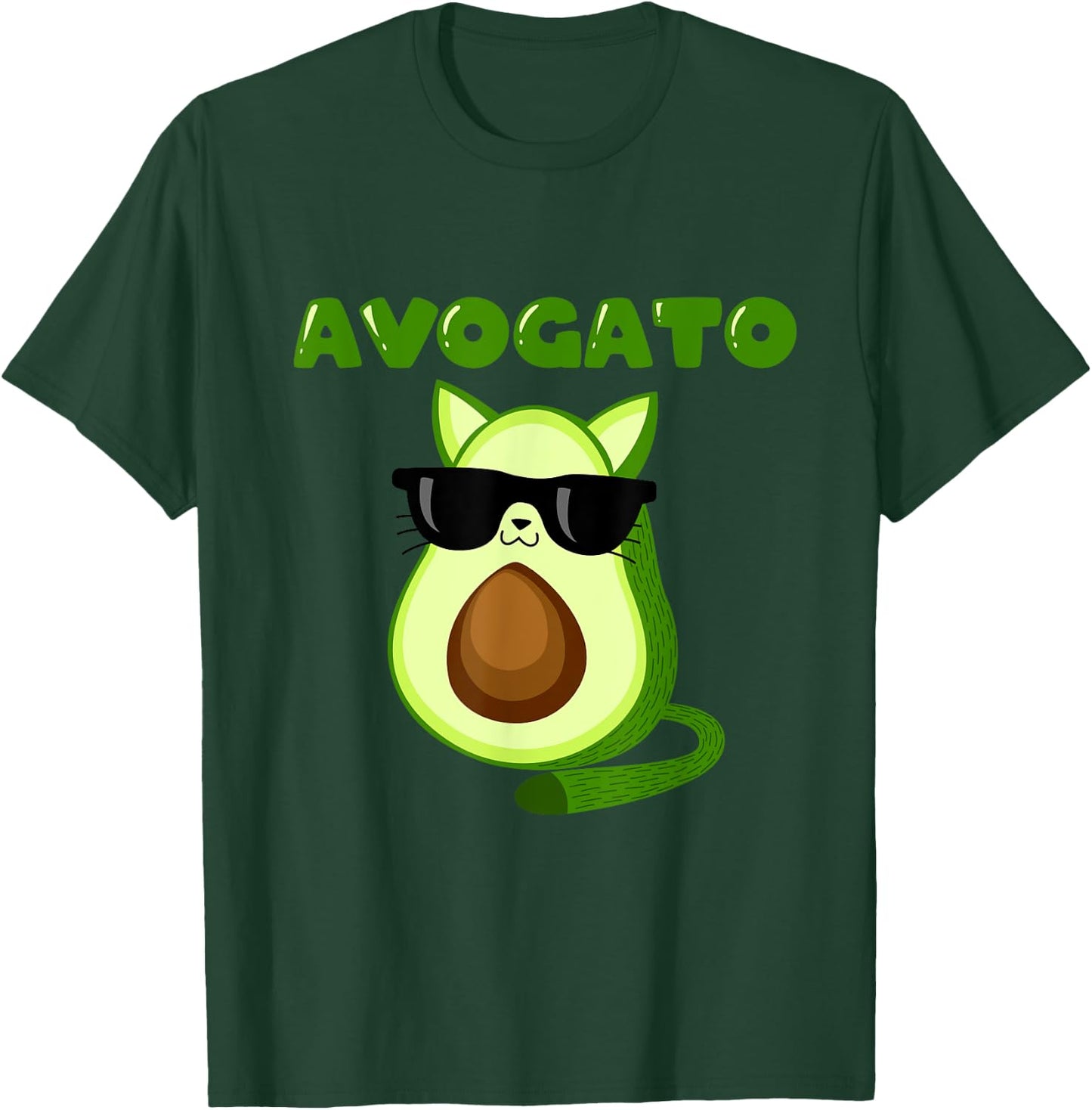 Avogato Cat Cinco De Mayo Meow Avogado T-Shirt - T-Shirt | Forest