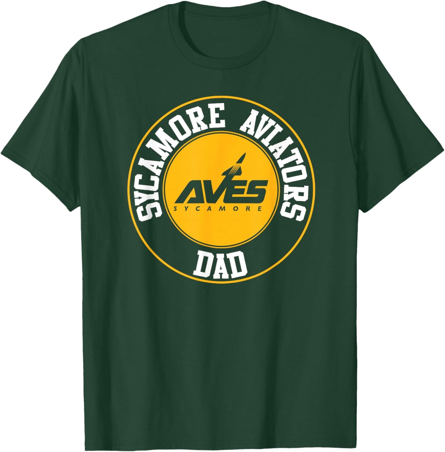 Sycamore Aves Aviator Dad CUTB3109 T-Shirt - T-Shirt | Forest