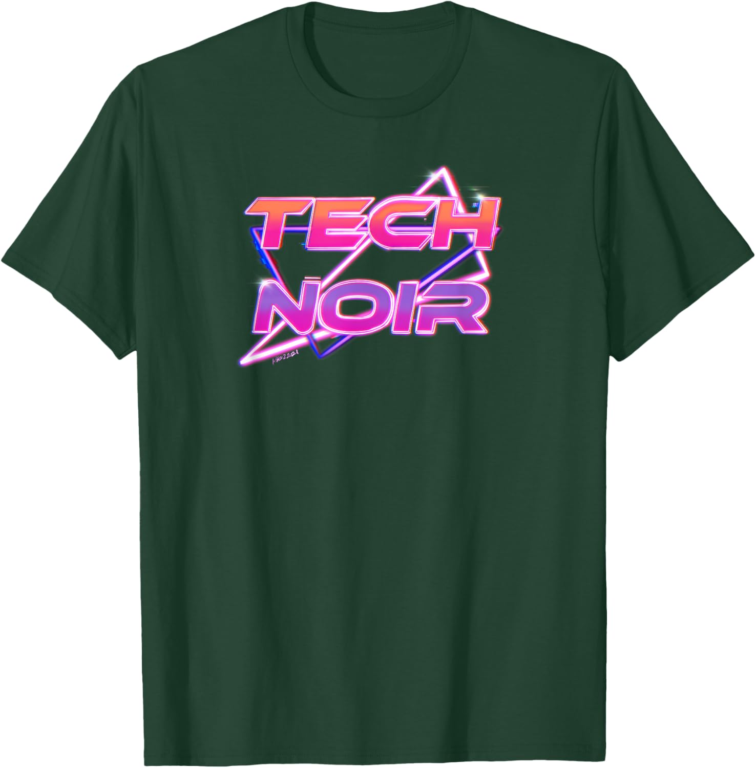 Cyberpunk Tech Noir Vaporwave T-Shirt - T-Shirt | Forest