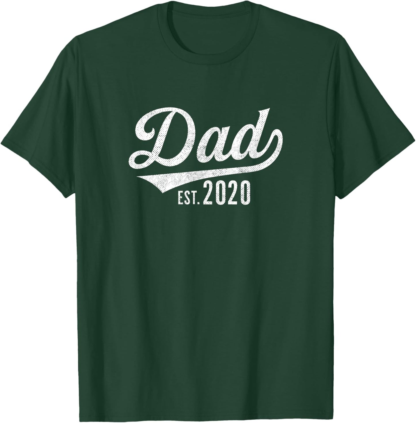 Dad est. 2020 shirt - expecting baby fathers day T-Shirt - T-Shirt | Forest