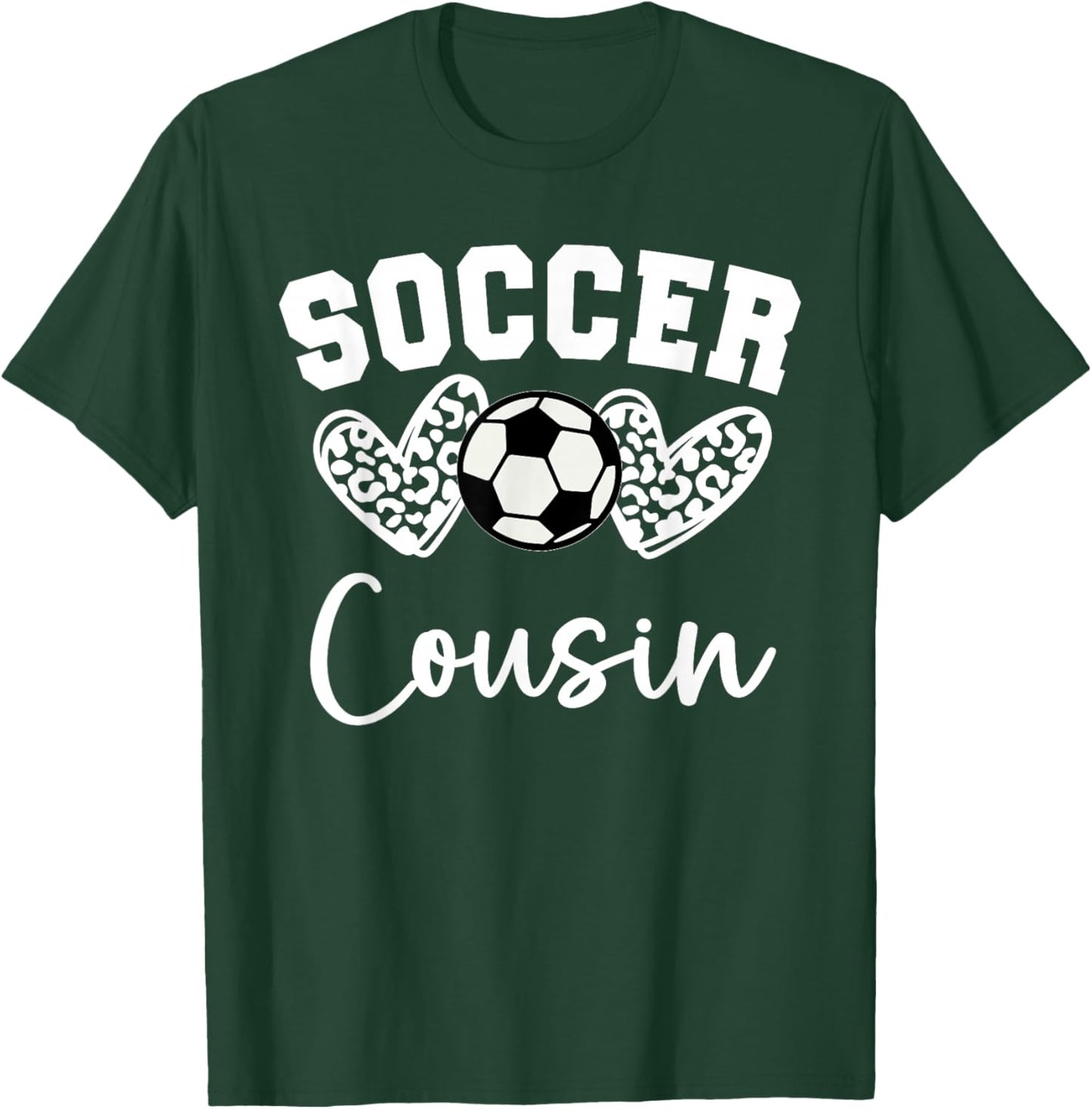 Soccer Cousin Matching Family Soccer T-Shirt - T-Shirt | Forest
