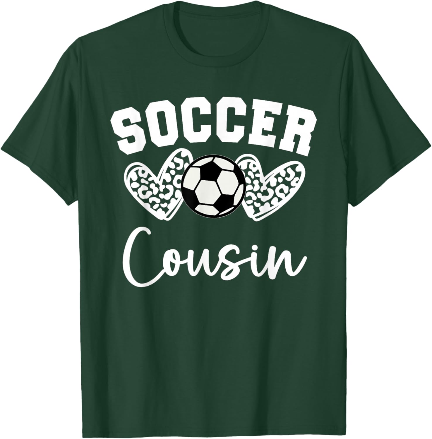 Soccer Cousin Matching Family Soccer T-Shirt - T-Shirt | Forest