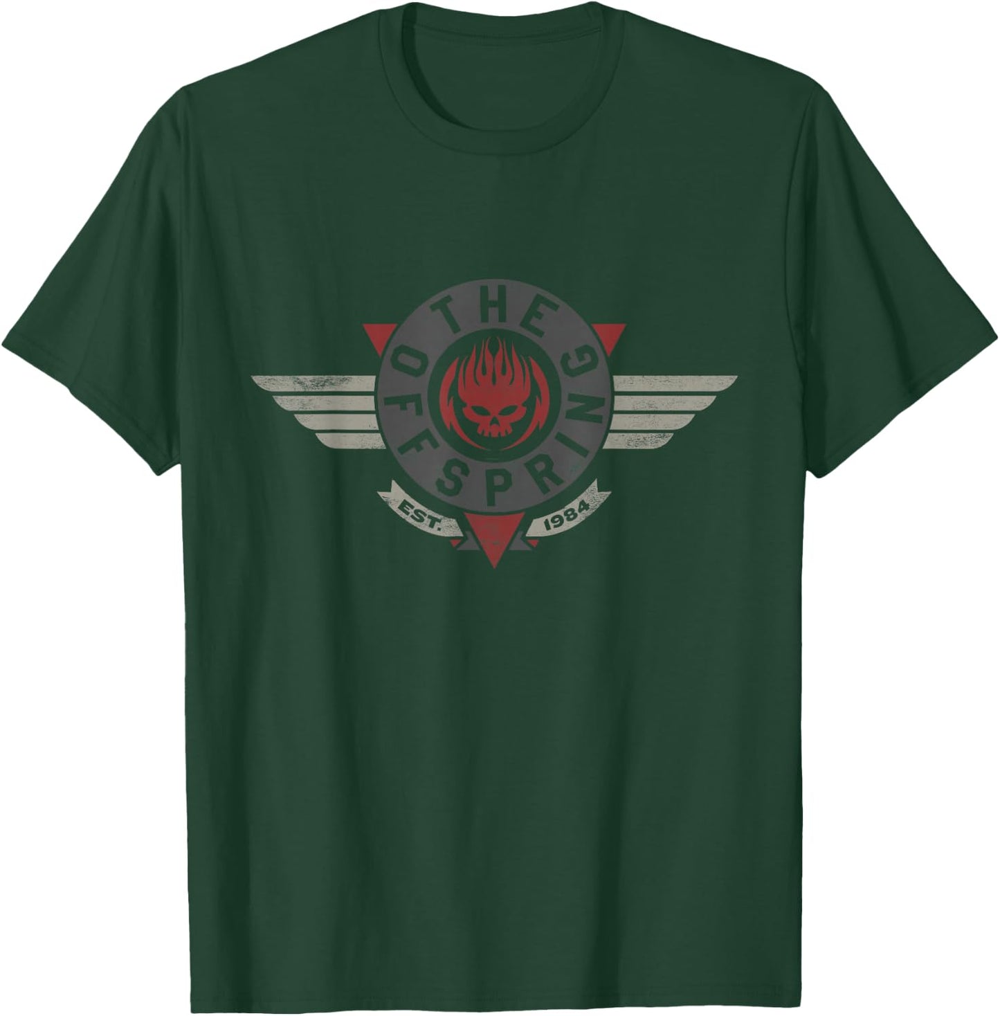 The Offspring Official Geometric Wings Logo T-Shirt - T-Shirt | Forest
