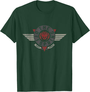 The Offspring Official Geometric Wings Logo T-Shirt - T-Shirt | Forest