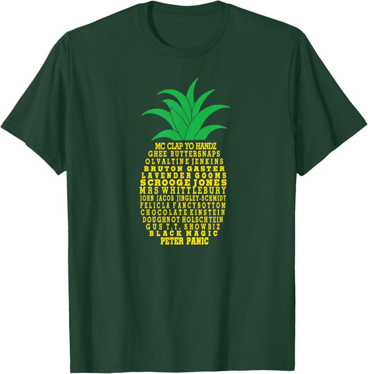 Nicknames of Gus Vintage Psych Pineapple Harajuku Lover T-Shirt - T-Shirt | Forest