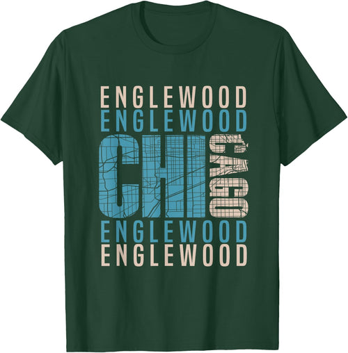 Chicago Englewood Chi-Town Neighborhood Map