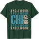 Chicago Englewood Chi-Town Neighborhood Map T-Shirt - T-Shirt | Forest