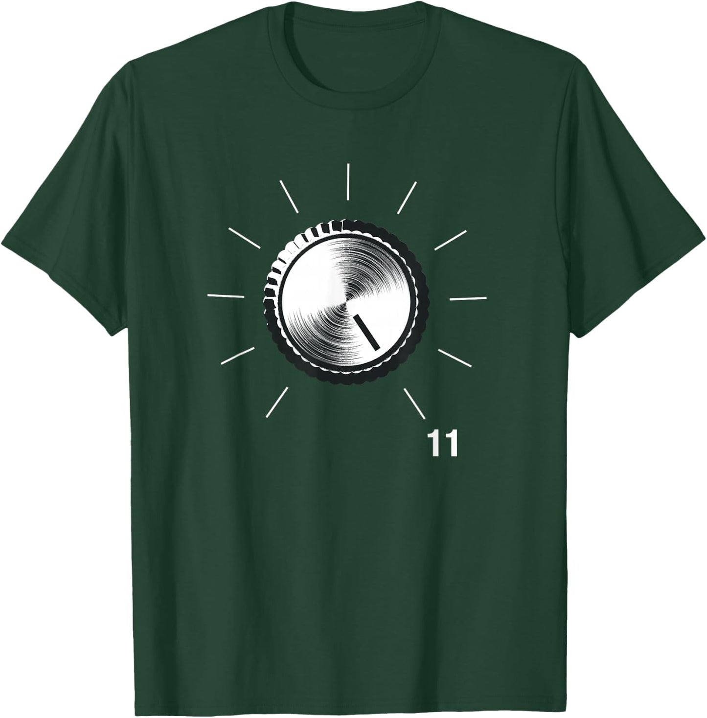 This Go to Eleven - Vintage Tube Amp Volume Control T-Shirt - T-Shirt | Forest