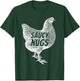 Funny Saucy Nugs Chicken Boneless Wings T-Shirt - T-Shirt | Forest