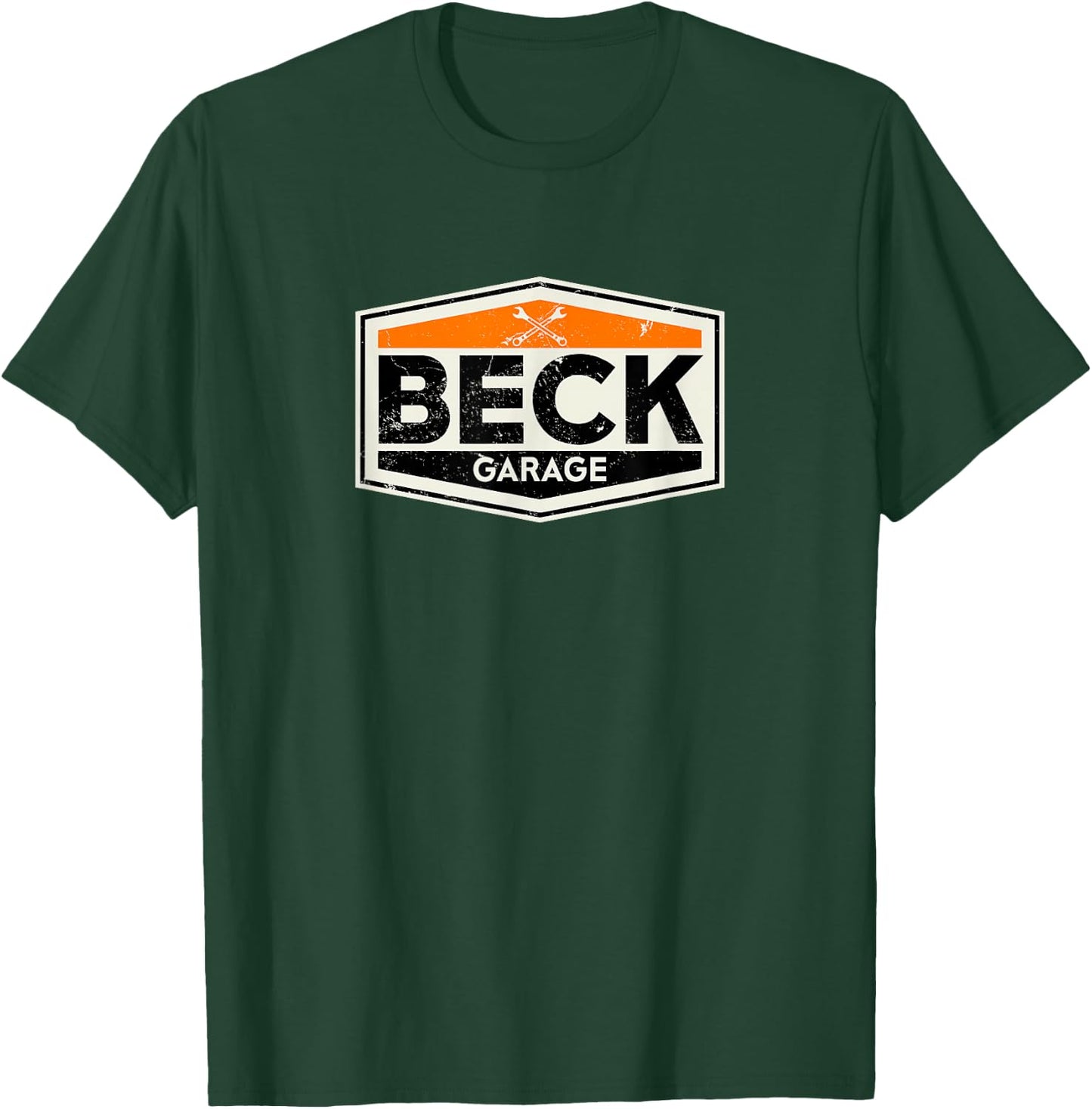 Beck Garage Gift Shirt for Last Name Beck T-Shirt - T-Shirt | Forest