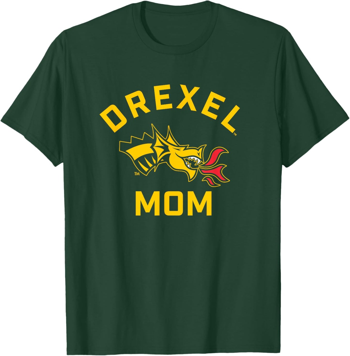 Drexel University Dragons Arched Mom T-Shirt - T-Shirt | Forest
