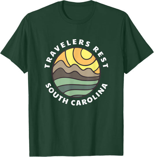 Travelers Rest South Carolina SC Mountain Vacation Souvenir T-Shirt - T-Shirt | Forest