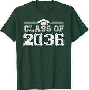 Class of 2036 Grow with me First Day of School T-Shirt - T-Shirt | Forest