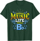 Without Music Life Would B Flat T-Shirt - T-Shirt | Forest