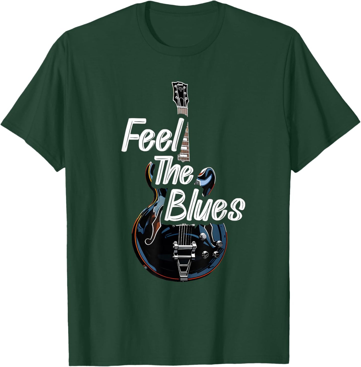 Blues Guitar Musicians Blues Music T-Shirt - T-Shirt | Forest