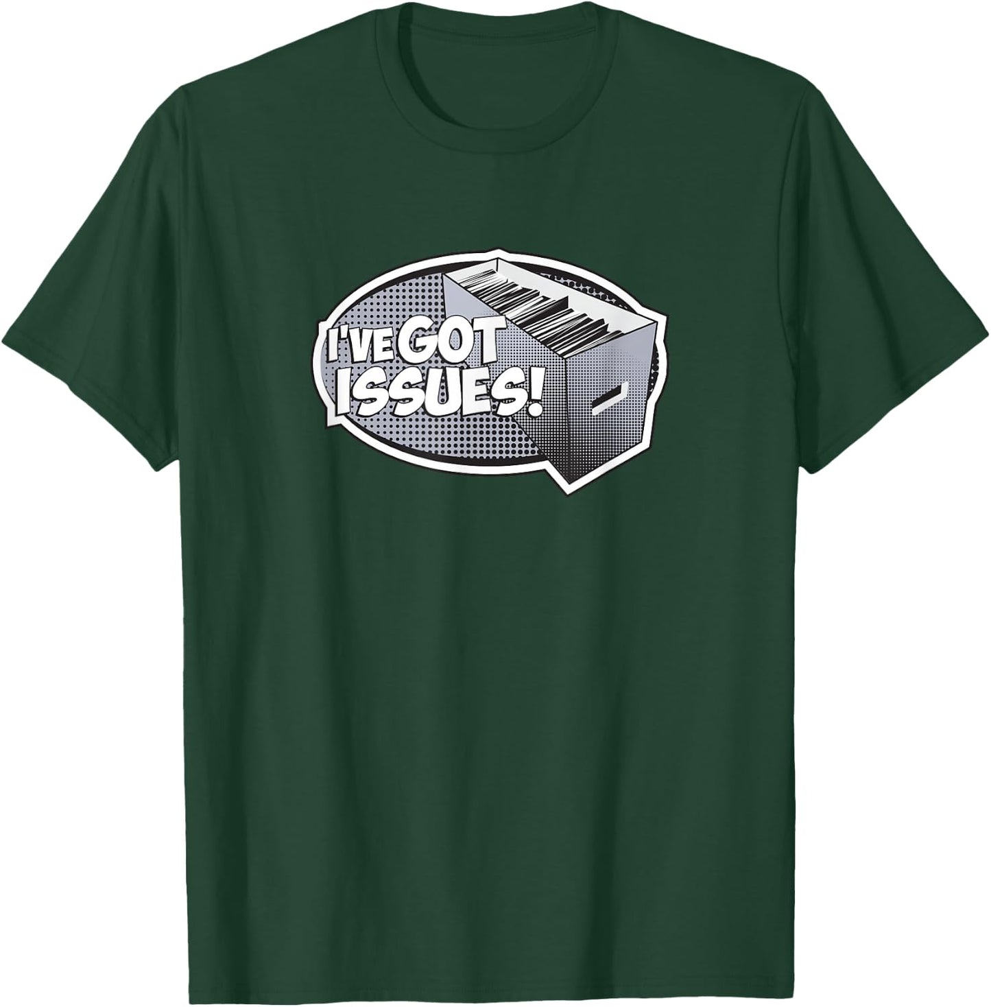 Comic Book Shirt I've Got Issues Comics Lover T Shirt T-Shirt - T-Shirt | Forest