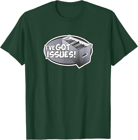 Comic Book Shirt I've Got Issues Comics Lover T Shirt T-Shirt - T-Shirt | Forest