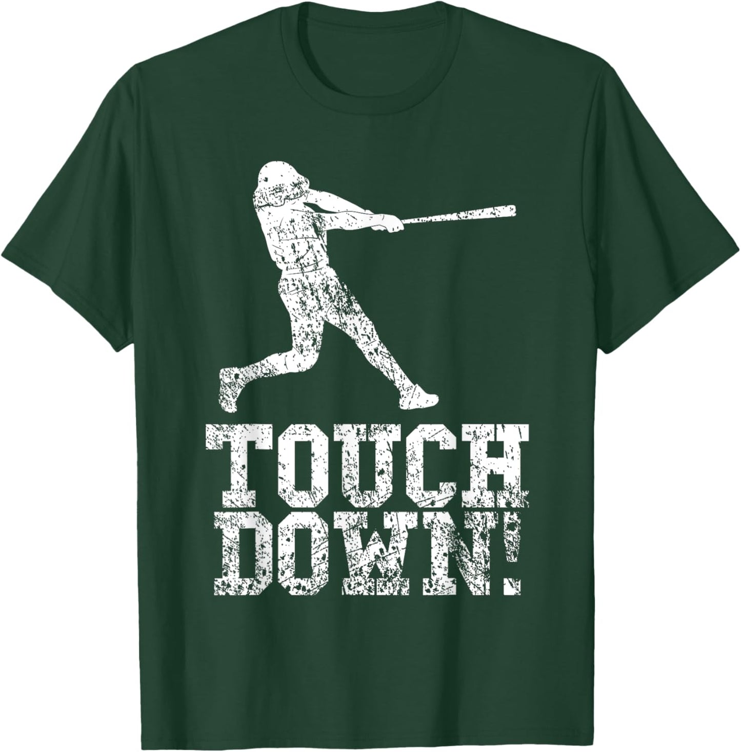 Funny Touchdown Baseball Football Sports T-Shirt - T-Shirt | Forest