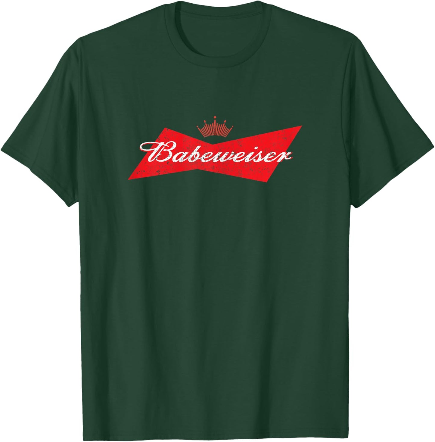 Babeweiser Vintage Beer Design T-Shirt - T-Shirt | Forest