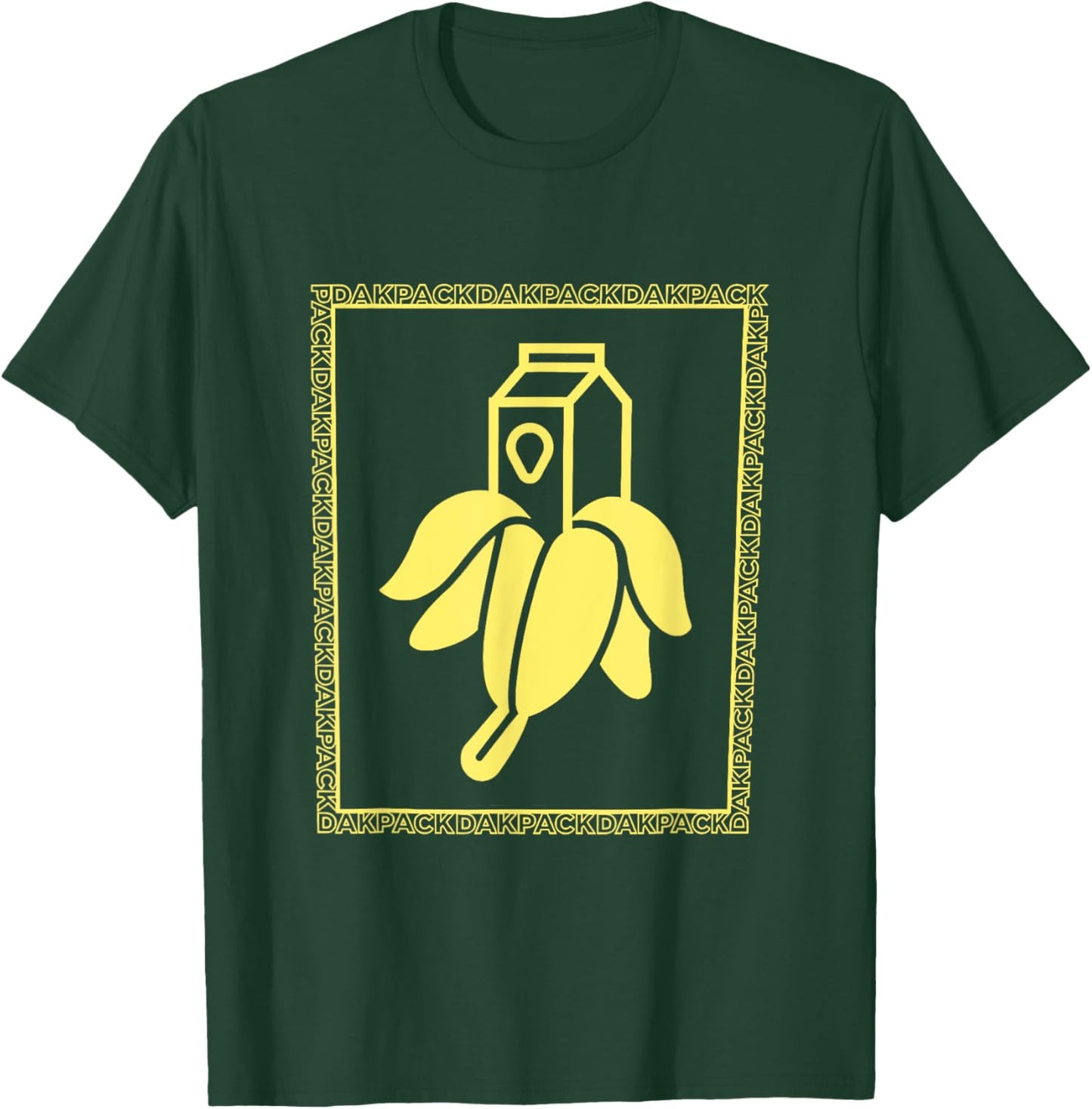 Milky Banana Funny Text Dakpack Vintage Women Kids T-Shirt - T-Shirt | Forest