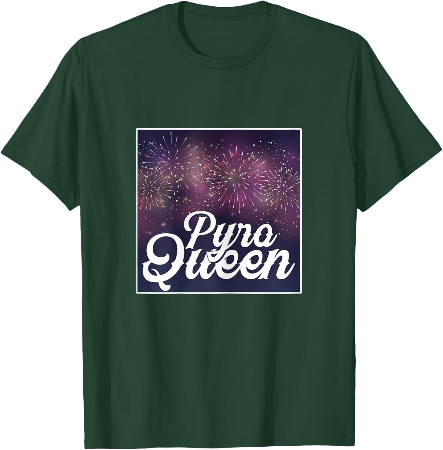 Pyro Queen Queen Explosion Bang Pyrotechnician Pyromans T-Shirt - T-Shirt | Forest