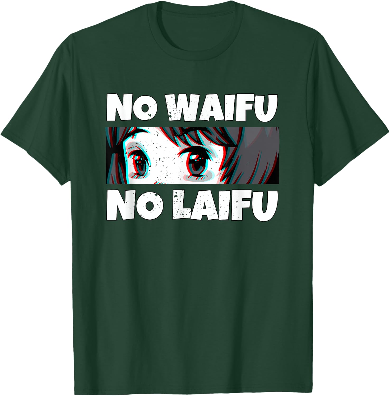 No Waifu No Laifu I Otaku Anime Meme T-Shirt - T-Shirt | Forest