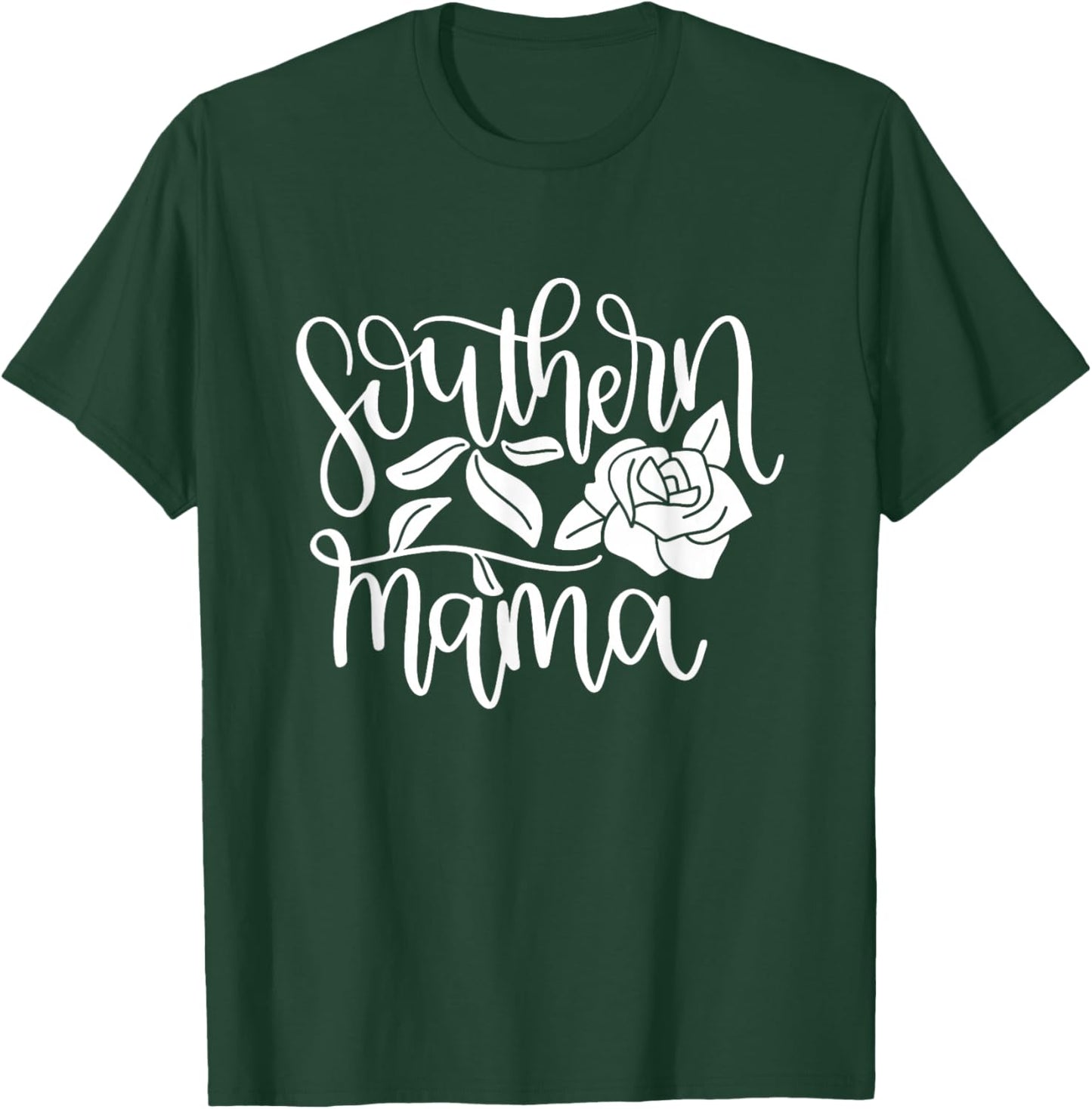 Southern Mama Floral Flower T-Shirt - T-Shirt | Forest