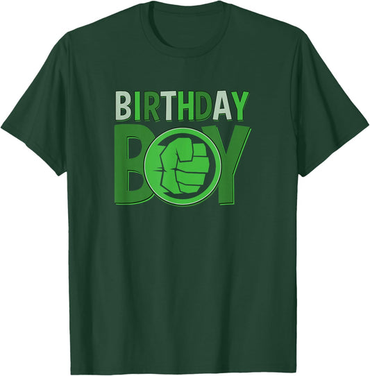 Marvel Avengers Incredible Hulk Birthday Boy Small T-Shirt - T-Shirt | Forest