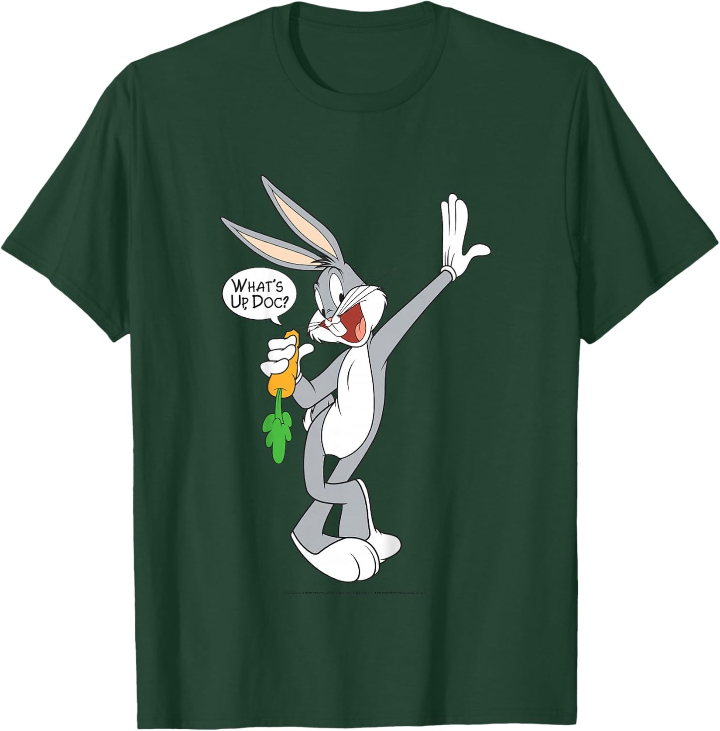 Kids Looney Tunes Bugs Bunny What's Up Doc Portrait T-Shirt - T-Shirt | Forest