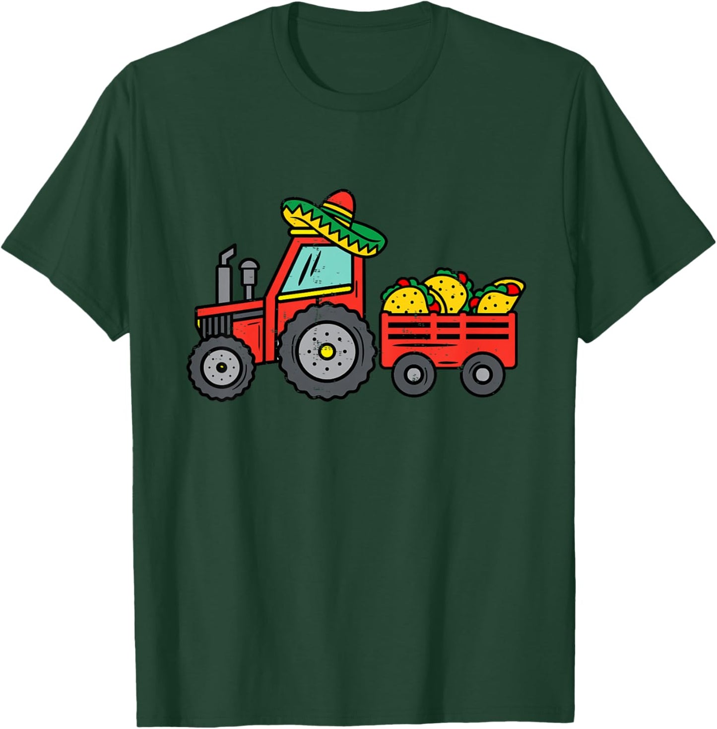 Kids Mexican Truck Tacos Boys Cinco De Mayo Fiesta Kids Toddler T-Shirt - T-Shirt | Forest