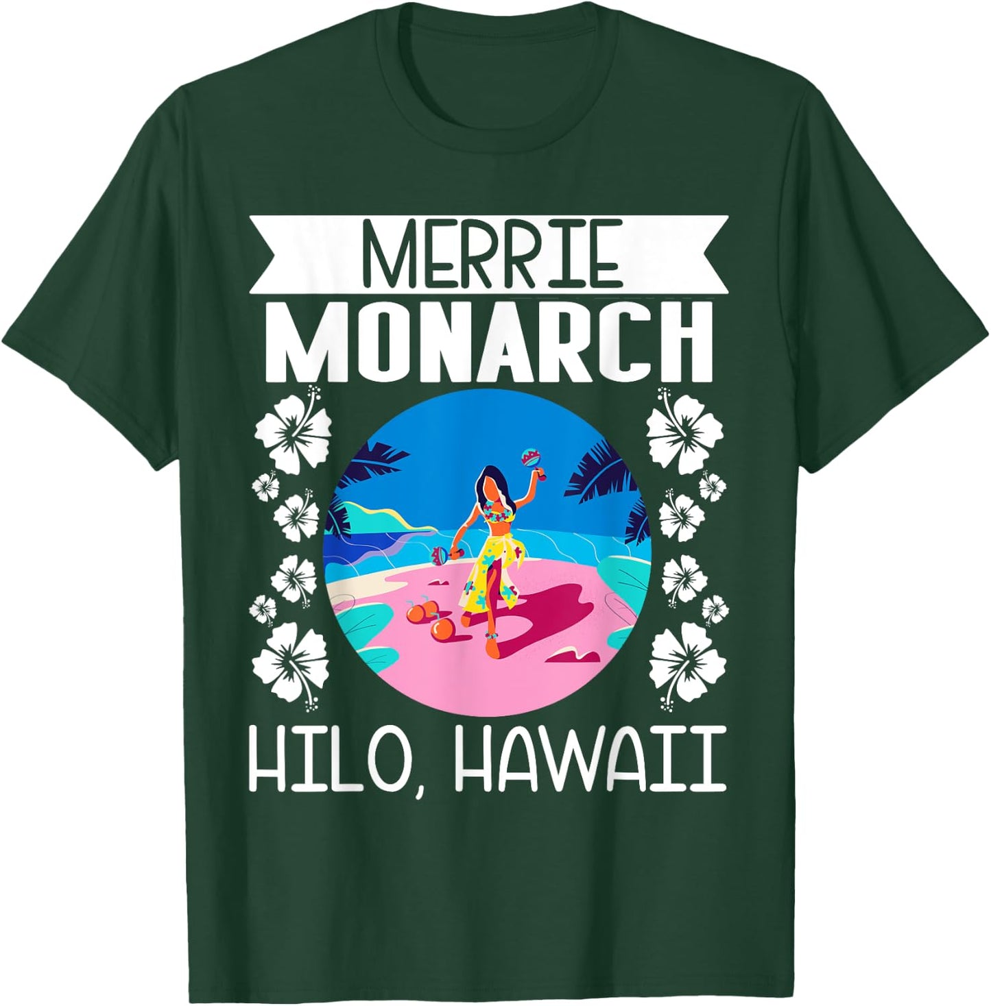 Islands Vintage Merrie Monarch T-Shirt - T-Shirt | Forest