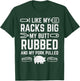 Pork Racks Big Rubbed Pulled Bbq Barbecue Grilling Women Men T-Shirt - T-Shirt | Forest