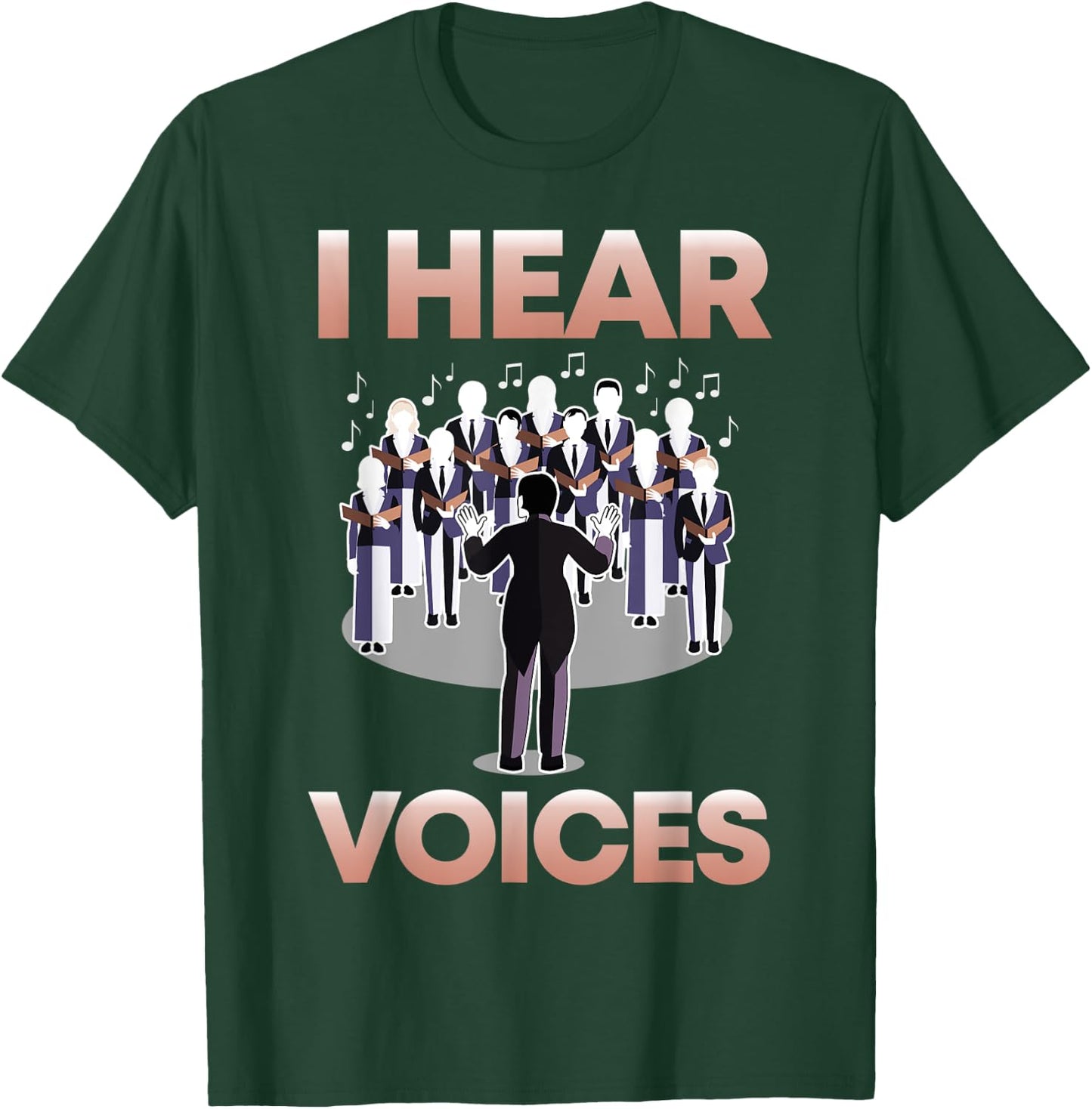 Choir Teacher I Choir I I Hear Voices Composer Women Kids T-Shirt - T-Shirt | Forest