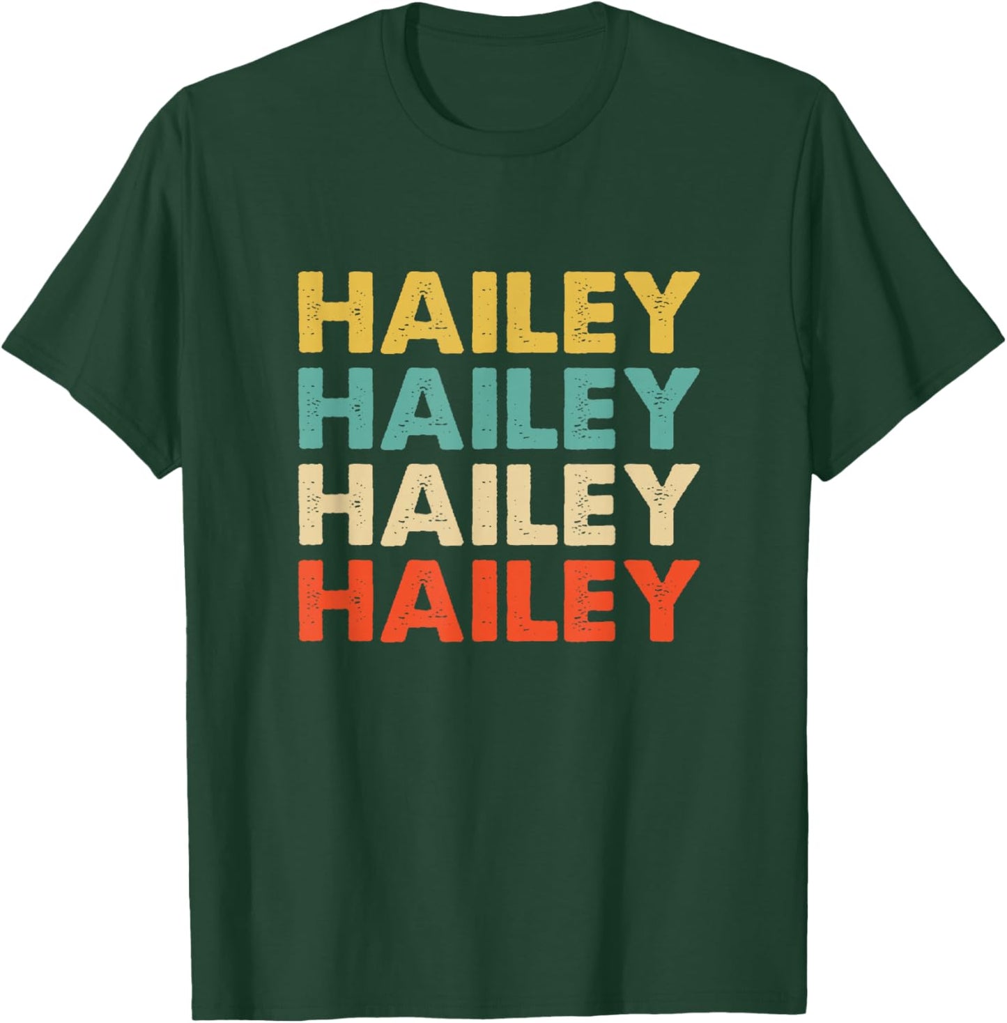Hailey Name T-Shirt - T-Shirt | Forest