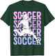 Soccer Girls Women Youth T-Shirt - T-Shirt | Forest