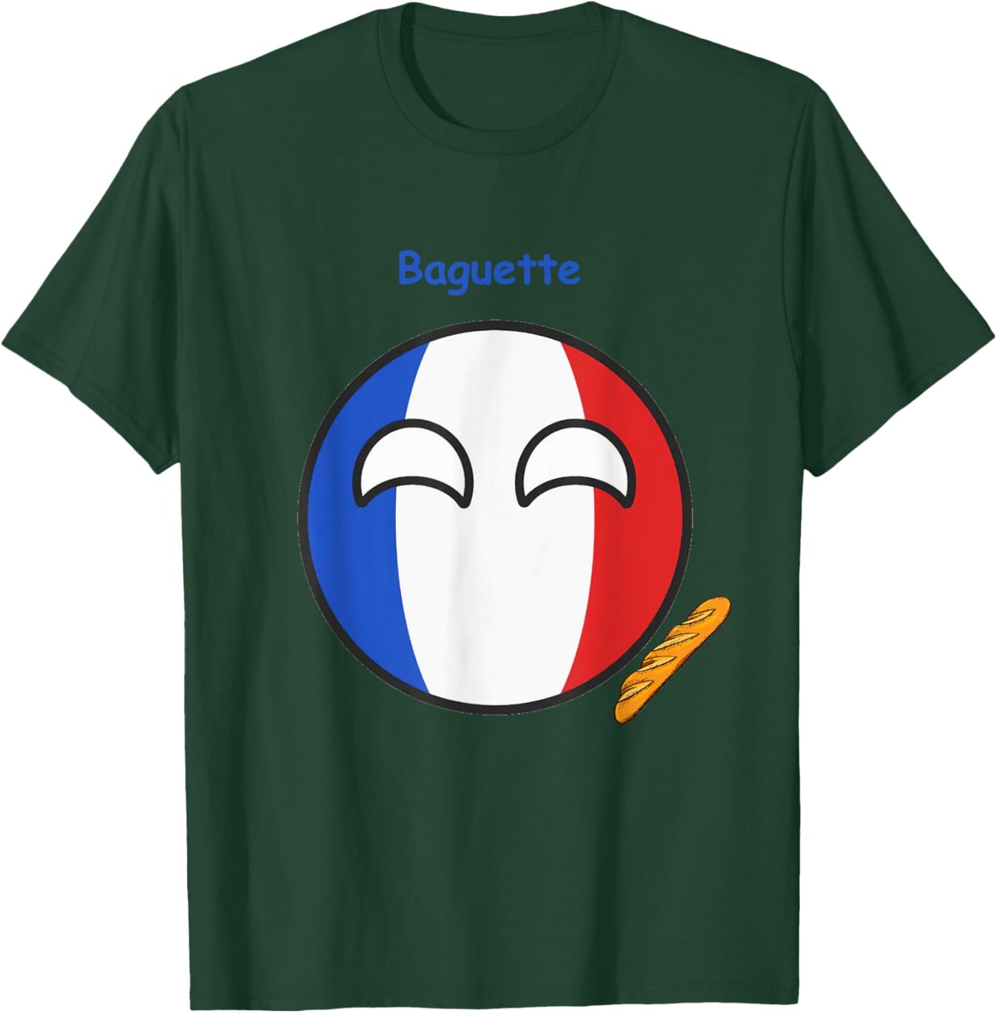 Countryballs France funny T-Shirt - T-Shirt | Forest