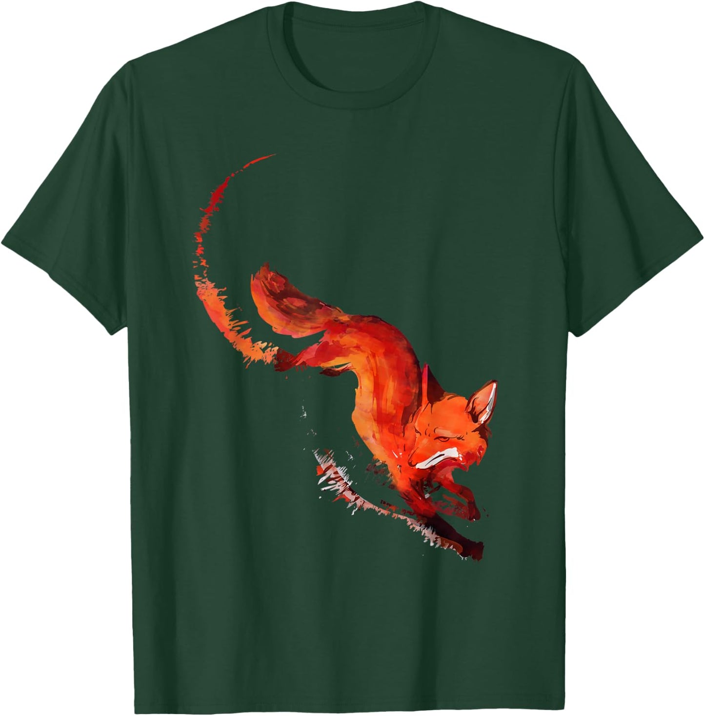 Hunting Fox Nature Adventure T-Shirt - T-Shirt | Forest