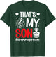 That's My Son Drum Major Mom Of A Drum Major Mother T-Shirt - T-Shirt | Forest