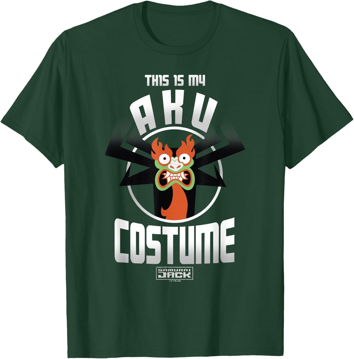 Samurai Jack Halloween This Is My Aku Costume T-Shirt - T-Shirt | Forest