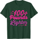 I lost 100 pounds Lighter Health goals Celebration Gift T-Shirt - T-Shirt | Forest